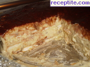 снимка 1 към рецепта Бисквитена торта с банани и домашен крем