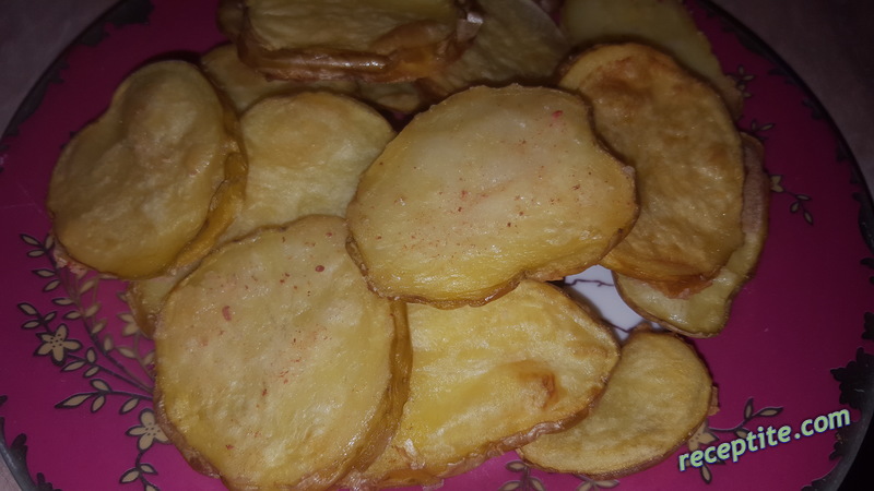 Снимки към Печени картофи върху сол