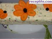 снимка 3 към рецепта Картофено руло с варени яйца и зеленчуци