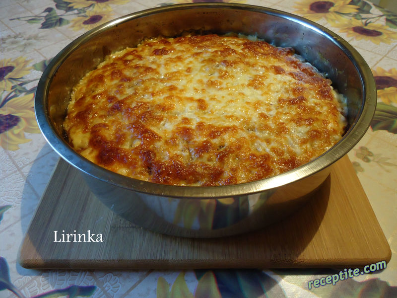 Снимки към Печени чушки със сирене и колбас