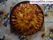 снимка 33 към рецепта Сладкиш с карамел и нектарини