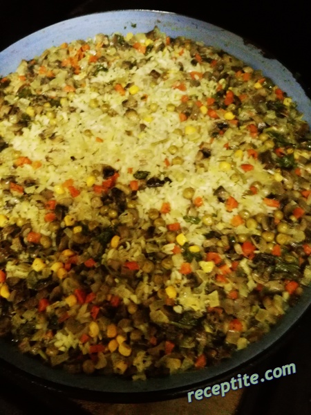 Снимки към Жасминов ориз със зеленчуци