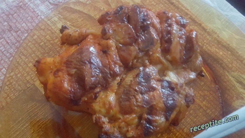 Снимки към Мариновани сочни пилешки пържоли