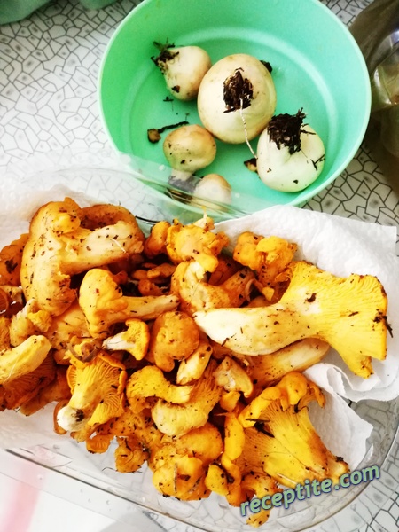 Снимки към Ориз с гъби асорти и телешки бульон