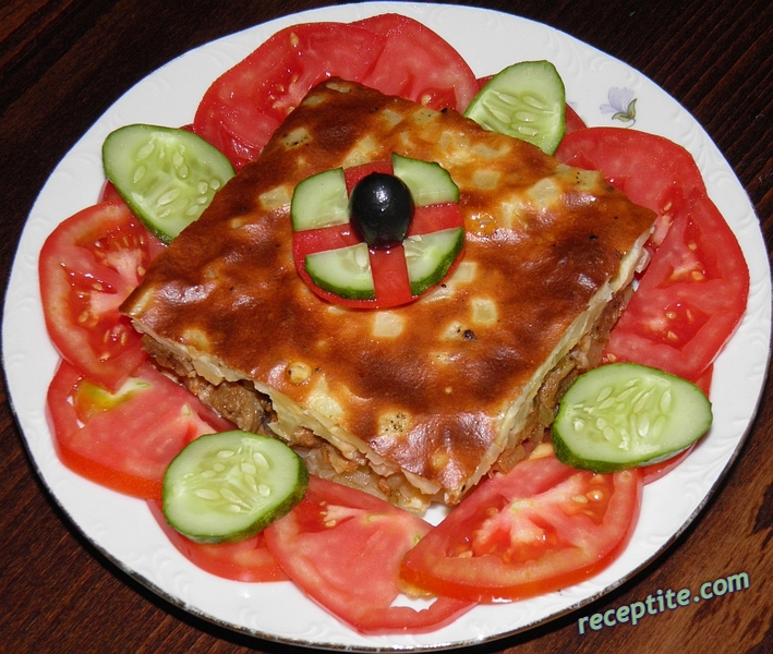 Снимки към Мусака с карначета