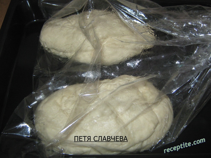 Снимки към Хляб в плик за печене