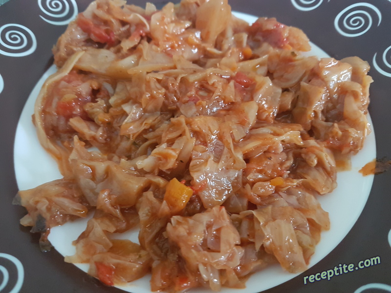Снимки към Прясно зеле на фурна