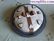 снимка 220 към рецепта Медено-захарно тесто за украса на торти