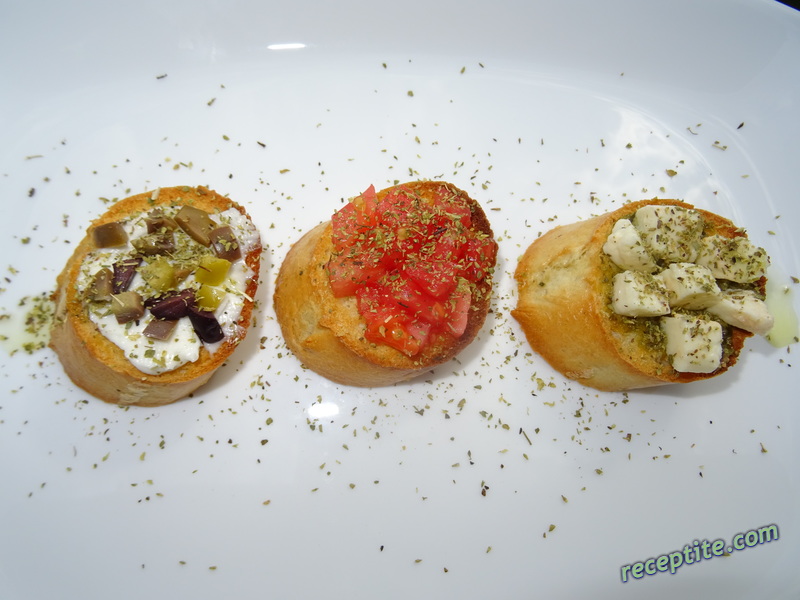 Снимки към Лесни брускети