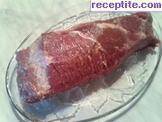 снимка 1 към рецепта Пълнен джоб от месо