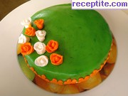снимка 221 към рецепта Медено-захарно тесто за украса на торти