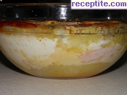 снимка 2 към рецепта Картофено гювече с шунка