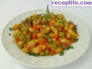 снимка 4 към рецепта Постна яхния от грах с тиквички и картофи