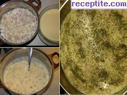 снимка 3 към рецепта Баница с луканка, кашкавал и сирене