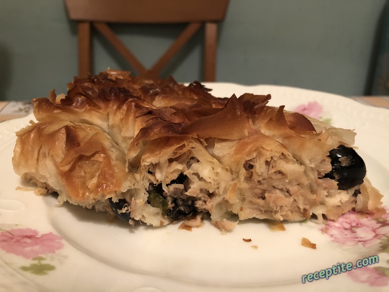 Снимки към Баница с риба