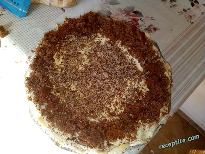 Снимки към Торта с готови блатове и маскарпоне