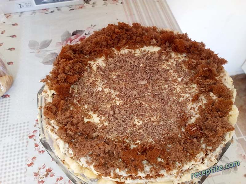Снимки към Торта с готови блатове и маскарпоне