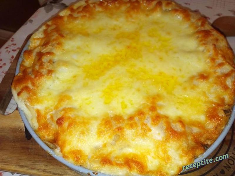 Снимки към Лазаня с гъби и маслини във форма за торта