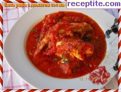 снимка 1 към рецепта Бяла риба с доматен сос на фурна