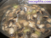 снимка 5 към рецепта Гъбена крем-супа с картофи