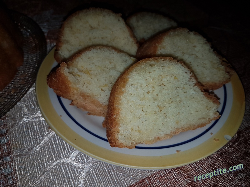 Снимки към Кекс с лимон