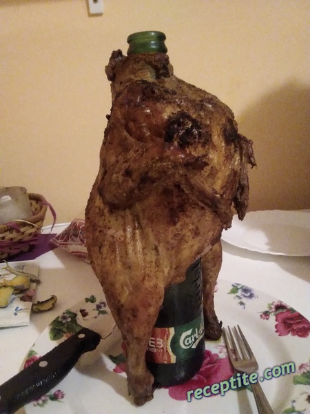 Снимки към Печено пиле на шише