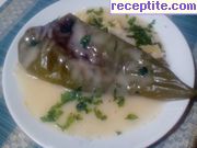 снимка 1 към рецепта Постни пълнени чушки с праз и картофи