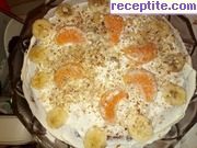 снимка 3 към рецепта Торта с маскарпоне, плодове и ядки