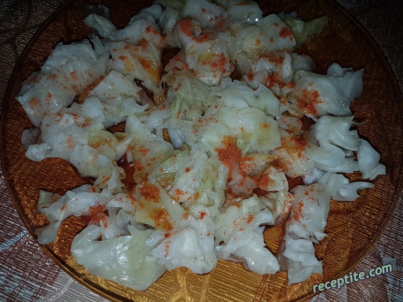 Снимки към Салата от кисело зеле