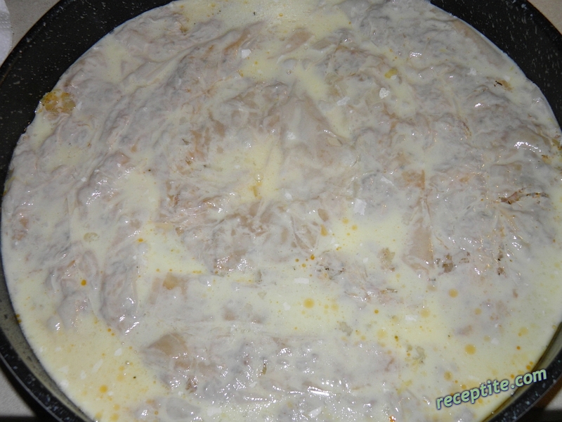 Снимки към Баница с кайма и картофи