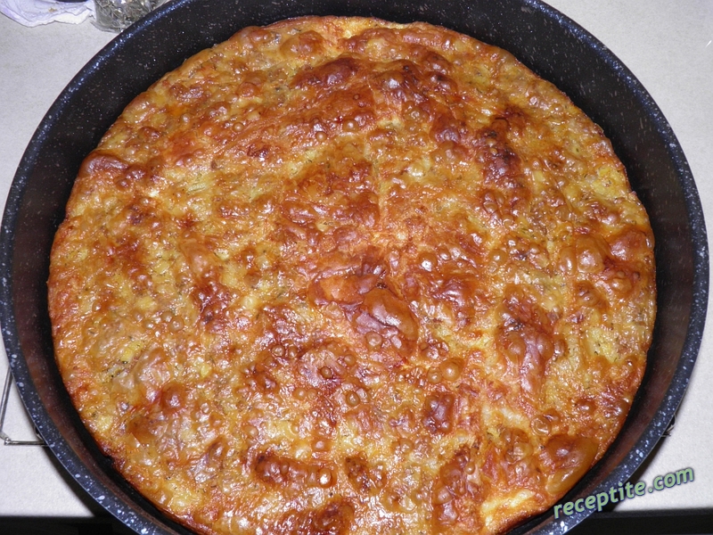 Снимки към Баница с кайма и картофи