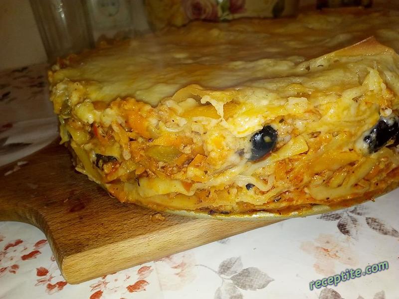 Снимки към Богата торта-лазаня за Нова Година