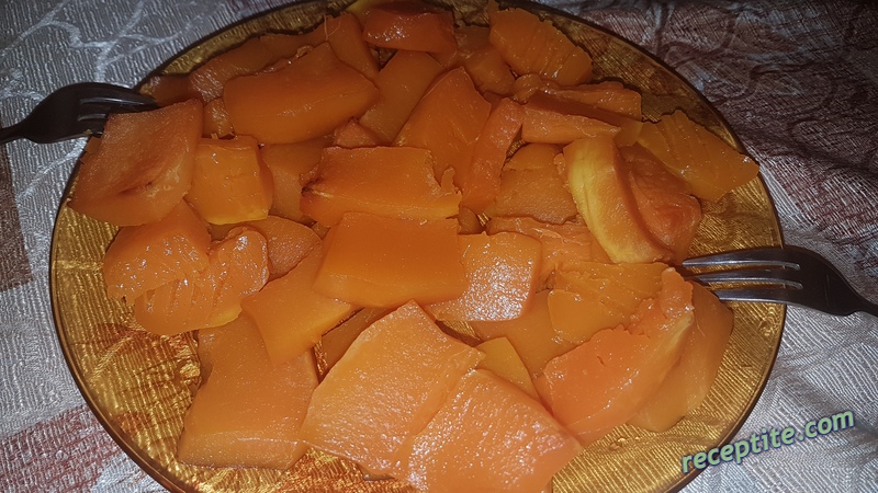 Снимки към Тиквени локумчета