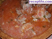 снимка 11 към рецепта Месо в доматен сос на тиган