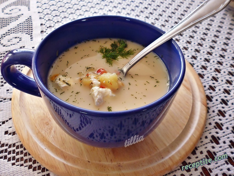 Снимки към Супа от картофи и сирене