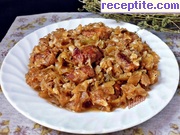 снимка 1 към рецепта Кисело зеле с ориз и месо в тенджера под налягане