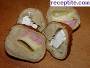 снимка 2 към рецепта Картофени топки с кашкавал и шунка