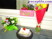 снимка 3 към рецепта Милфьой с крем с бял шоколад и ягоди