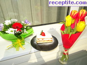 снимка 2 към рецепта Милфьой с крем с бял шоколад и ягоди