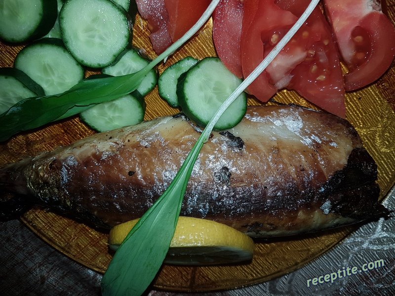 Снимки към Скумрия на скара в два варианта