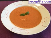 снимка 3 към рецепта Доматена крем-супа с босилек