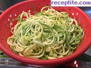 снимка 1 към рецепта Спагети от тиквички
