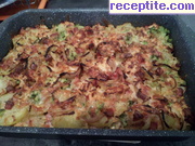 снимка 3 към рецепта Запеканка с шунка и картофи