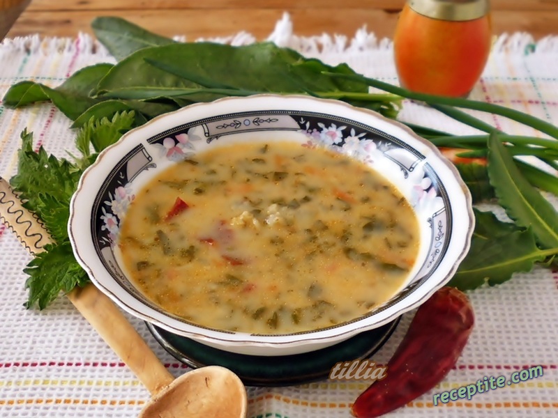 Снимки към Пролетна супа без запръжка, с булгур