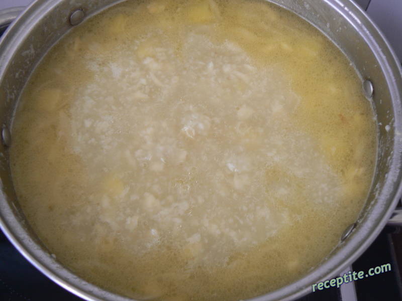 Снимки към Старинна супа с брашно по руски