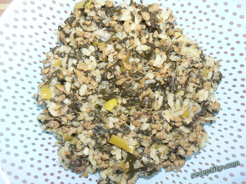 Снимки към Лапад с кайма и ориз