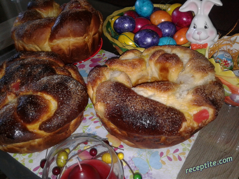 Снимки към Козунак-руло