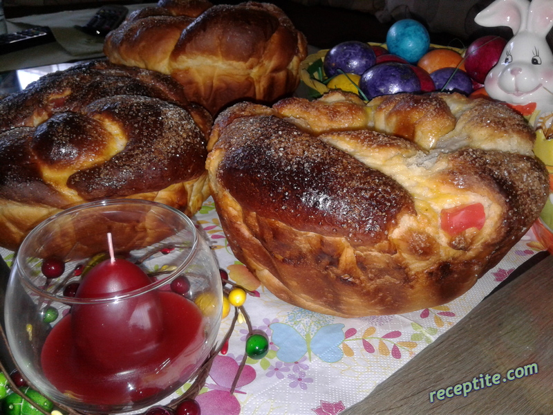 Снимки към Козунак-руло