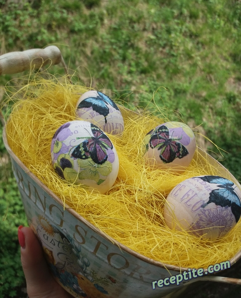 Снимки към Декупаж на яйца