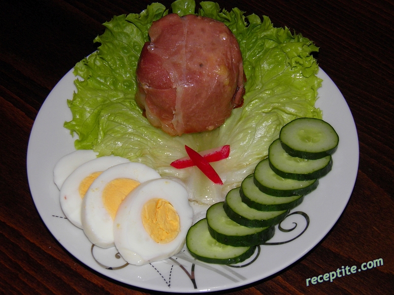 Снимки към Купички от кайма и прошуто